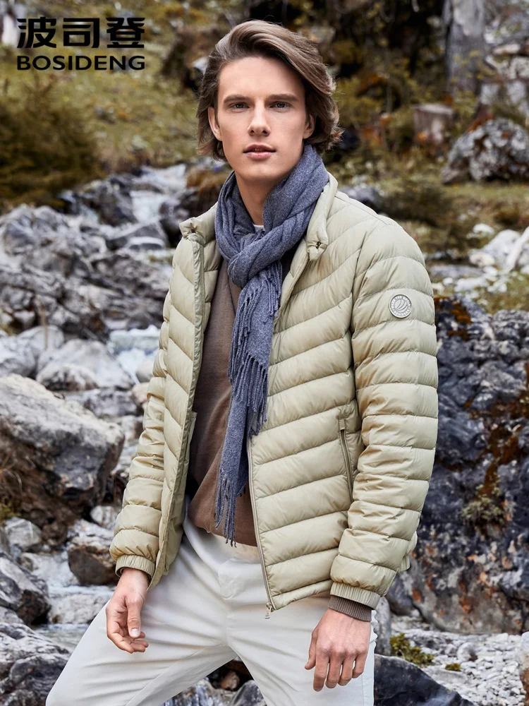 BOSIDENG розетки осень 90% куртка-пуховик мужской пуховик упаковочный ультра