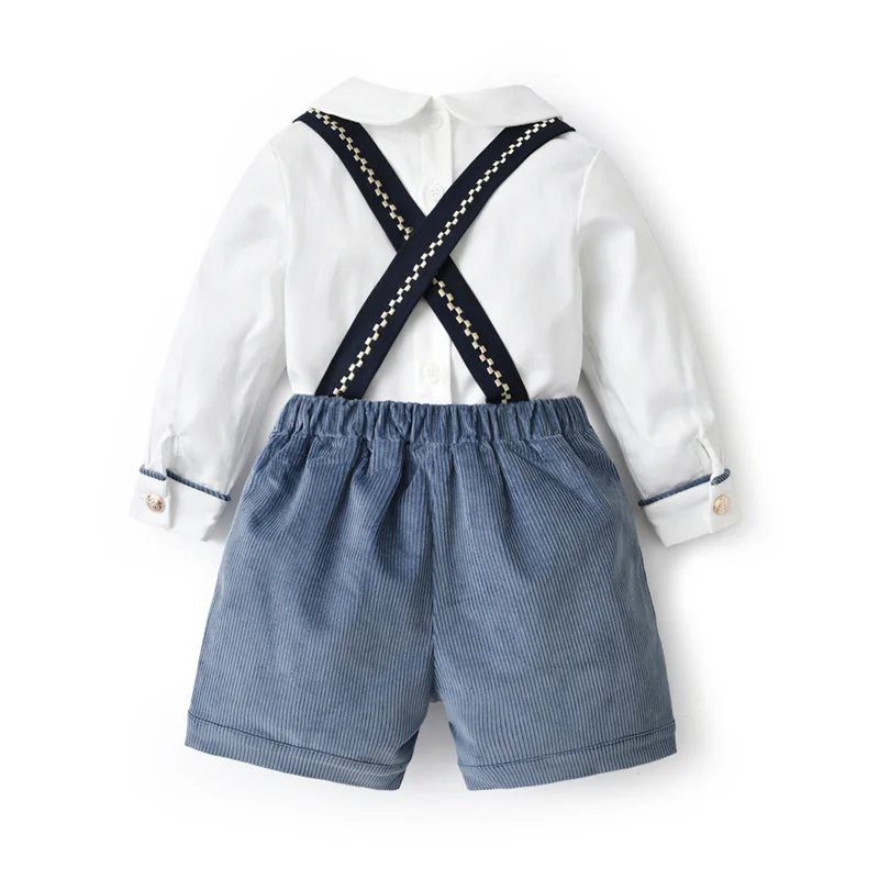 Детская эксклюзивная одежда для маленьких мальчиков на день рождения с вышивкой