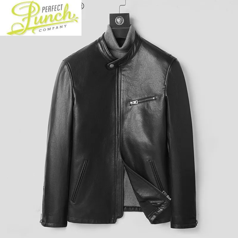 Куртка мужская зимняя из натуральной овечьей кожи LXR271