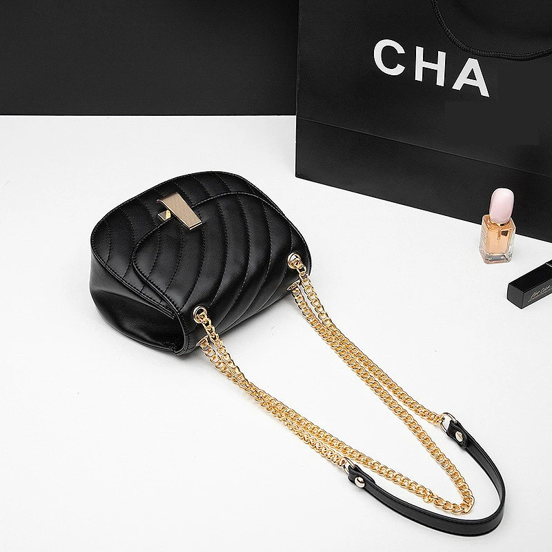 

LIKETHIS Women Shoulder Messenger Bag New Korean Fashion Casual Plaid Chain Famous Classic Brand Designer Handbag Crossbody Bags