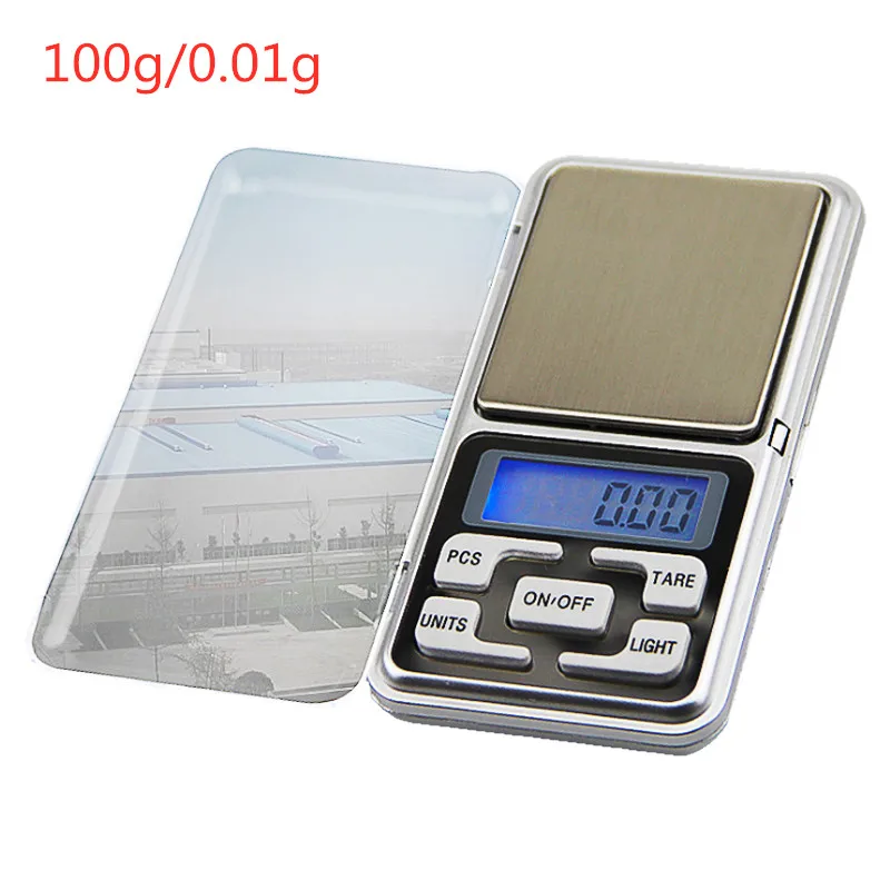 Silicone 100g 0.01g DIDIHOU электронные цифровые карманные весы 0,01 г точность мини весы для взвешивания ювелирных изделий Подсветка весы для Kitchen100/200/300/500g - Цвет: Silicone 100g 0.01g