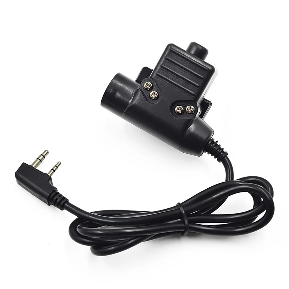 Тактический U94 PTT штекер кабеля гарнитуры кабель адаптер для Kenwood радио Baofeng UV 5R 5RE