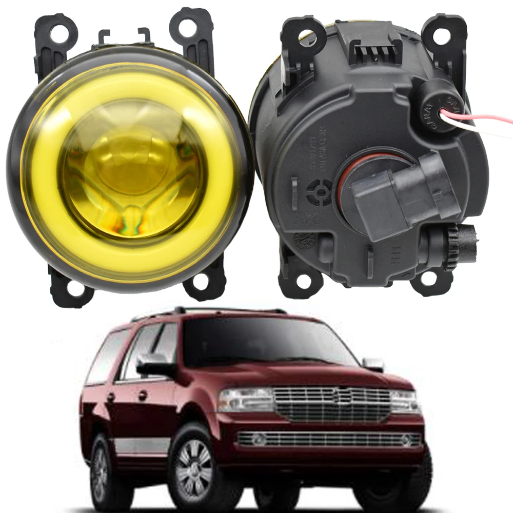 

2in1 Fog Light + Daytime Running fog Lamp H11 Car Front Bumper Fog Light DRL 12V For Lincoln Navigator 5.4L V8 2007-2014