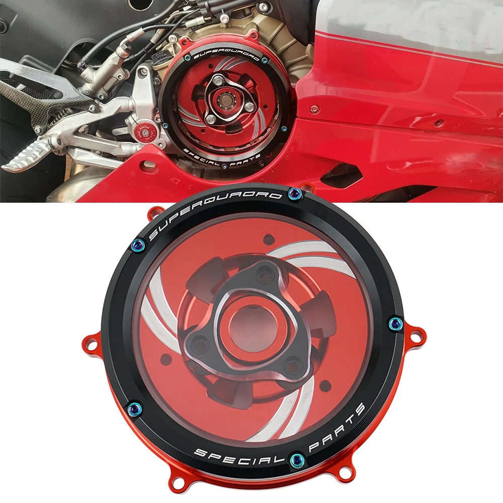 Защитная крышка сцепления мотоцикла для Ducati 1199 959 1299 Panigale R S 2012 2019 2020 2021