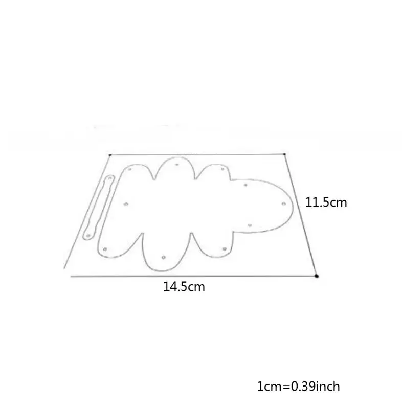 

Leather Craft Mini Bag Coin Purse Sewing Pattern PVC Stencil Template Kit Acrylic Wallet Pattern Stencil Template Set