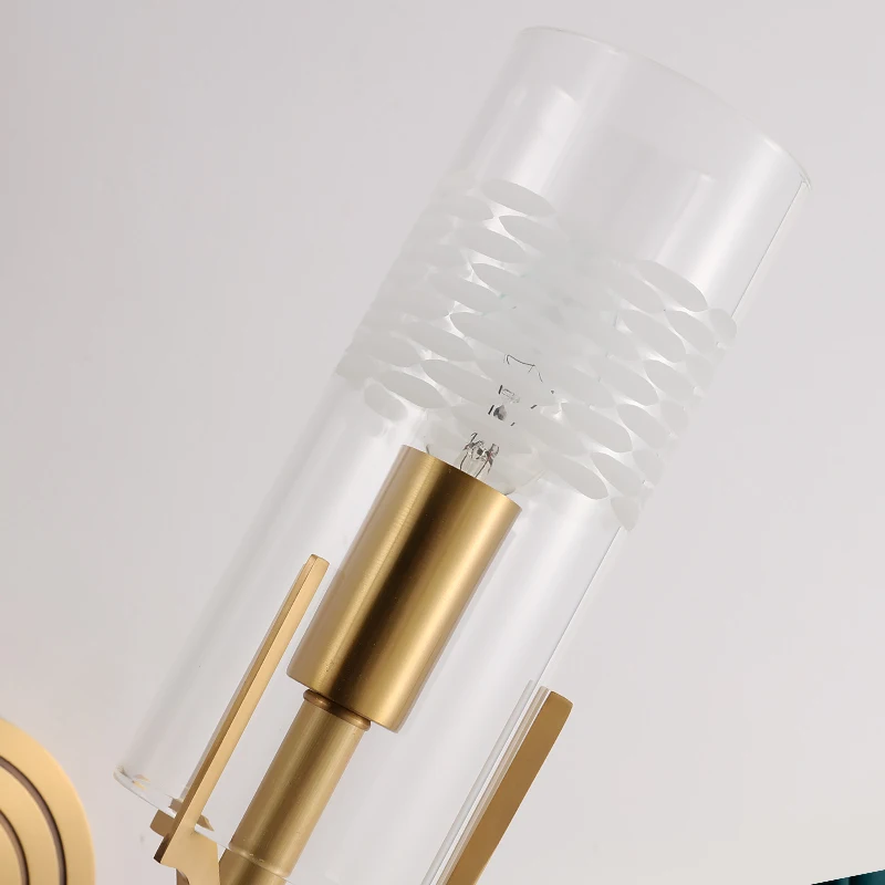 Хрустальная Золотая прикроватная настенная лампа задний фон настенный