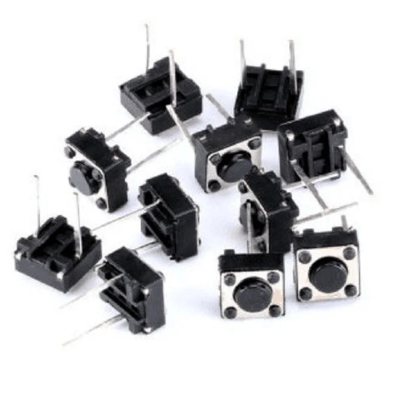 

1000pcs 6*6*5mm 2PIN push button switch microswitch Tact Switch horizontal type