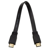 30cm 1080p thin hdmi compatible flat cable male male cable for audio videohdmi compatible splitter hdtv pc dvd projector cable