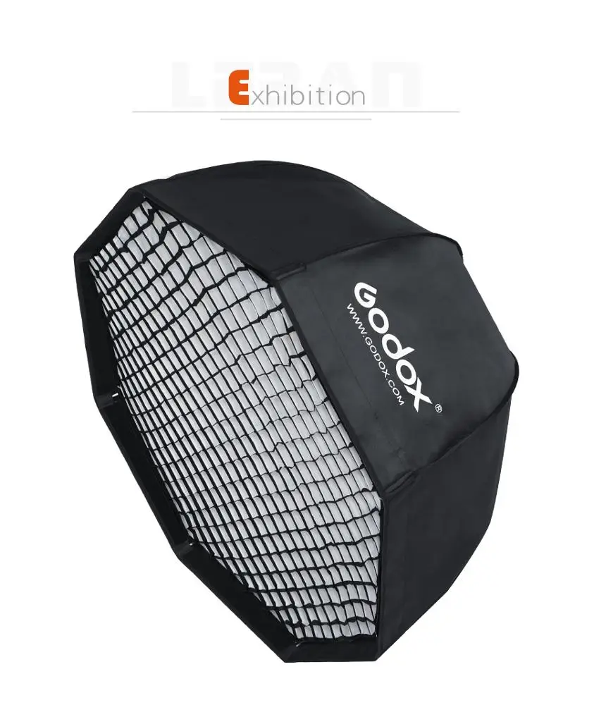 

Godox SB-UE 120cm 47in Portable Octagon Umbrella Honeycomb Grid Softbox with Bowens Mount for Studio Flash Light