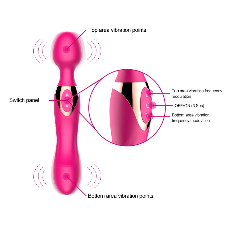 2 мотор вибрирующий G Spot Клитор Анальный фаллоимитатор вибратор для взрослых секс