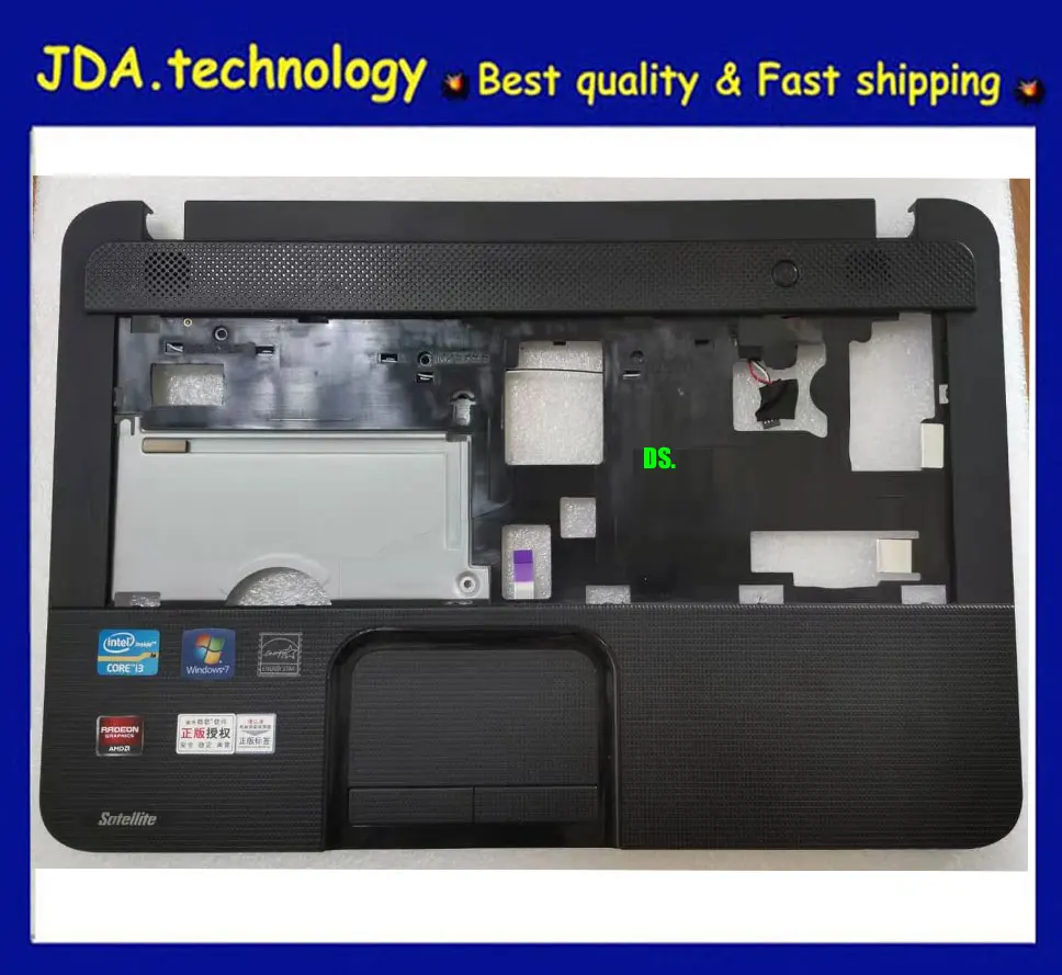 Wellendorff Geniune Упор для рук topcase в сборе для TOSHIBA Satellite C800 C805 C840 C845 верхняя крышка верхняя оболочка сенсорная панель