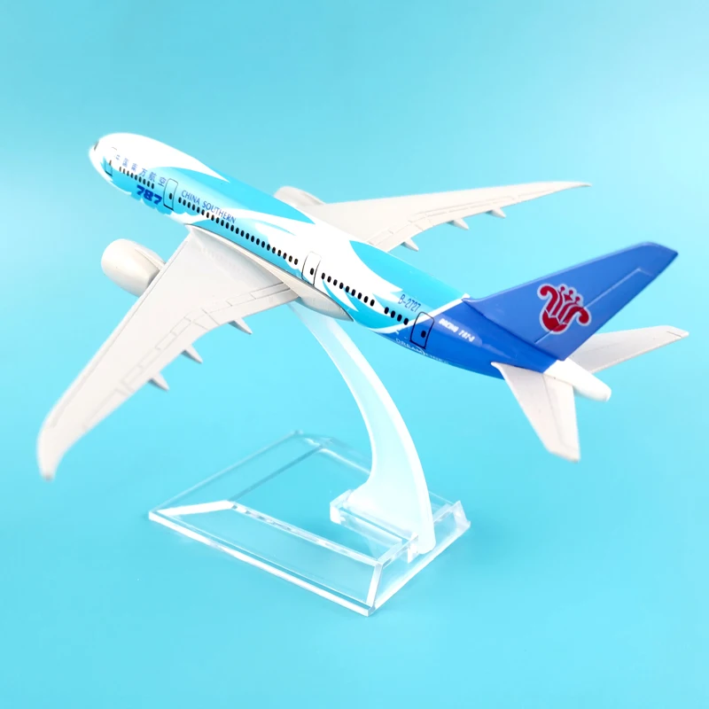 16CM 787 AIR CHINA SOUTHERN METAL ALLOY MODEL PLANE AIRCRAFT TOY AIRPLANE BIRTHDAY GIFT | Railed/Motor/Cars/Bicycles