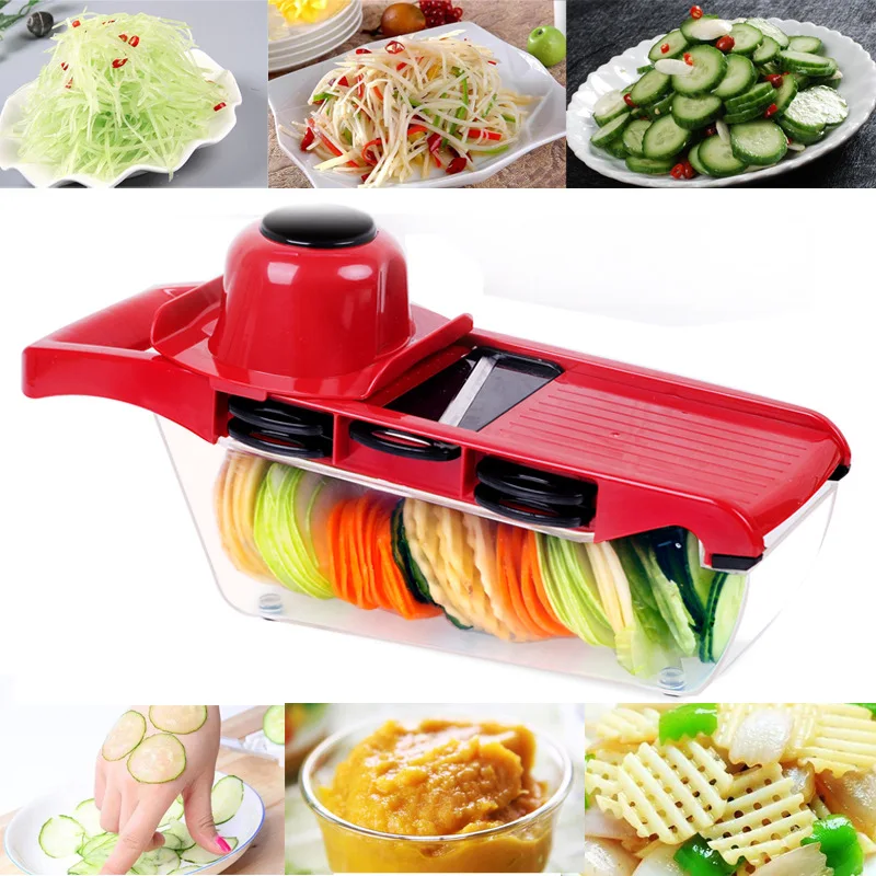 Creative Kitchen Tools Multi-functional Cutting up Vegetables Useful Product Household Vegetable Slicer Grater Gadgets | Дом и сад