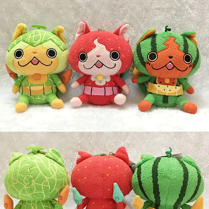 Японское аниме Йо-Кай часы Jibanyan серия фруктов арбуз клубника оранжевый виноград
