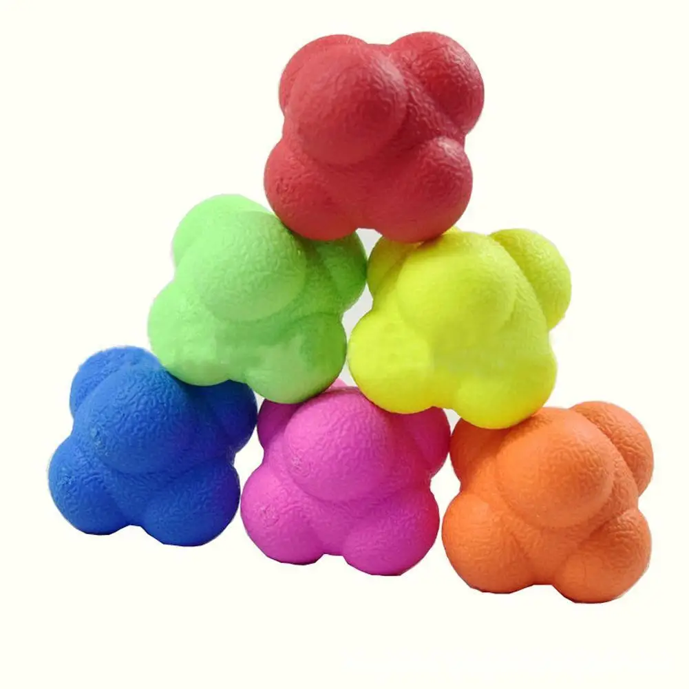 

Шероховатый мяч, шестиугольная реакция, гибкость к тренировкам, улучшение реакции рук и глаз, прыжок, мяч для фитнеса, спортивный тренировоч...