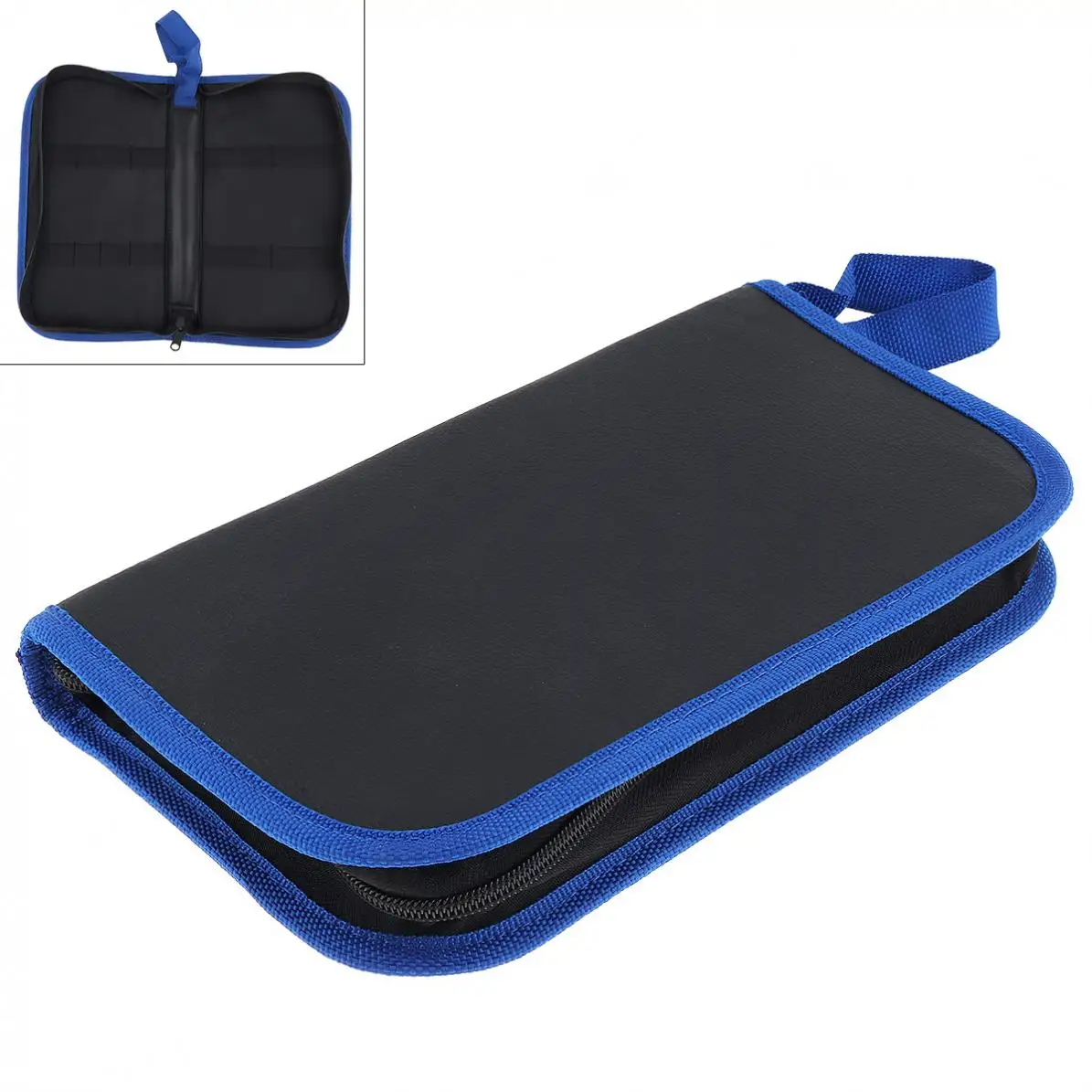 

Портативная многофункциональная сумка для инструментов с из искусственной кожи поверхностью и молнией для хранения инструментов