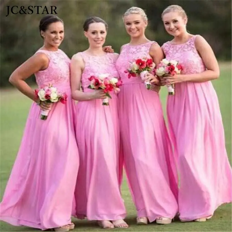 

Кружевное шифоновое платье подружки невесты с глубоким круглым вырезом и круглым вырезом