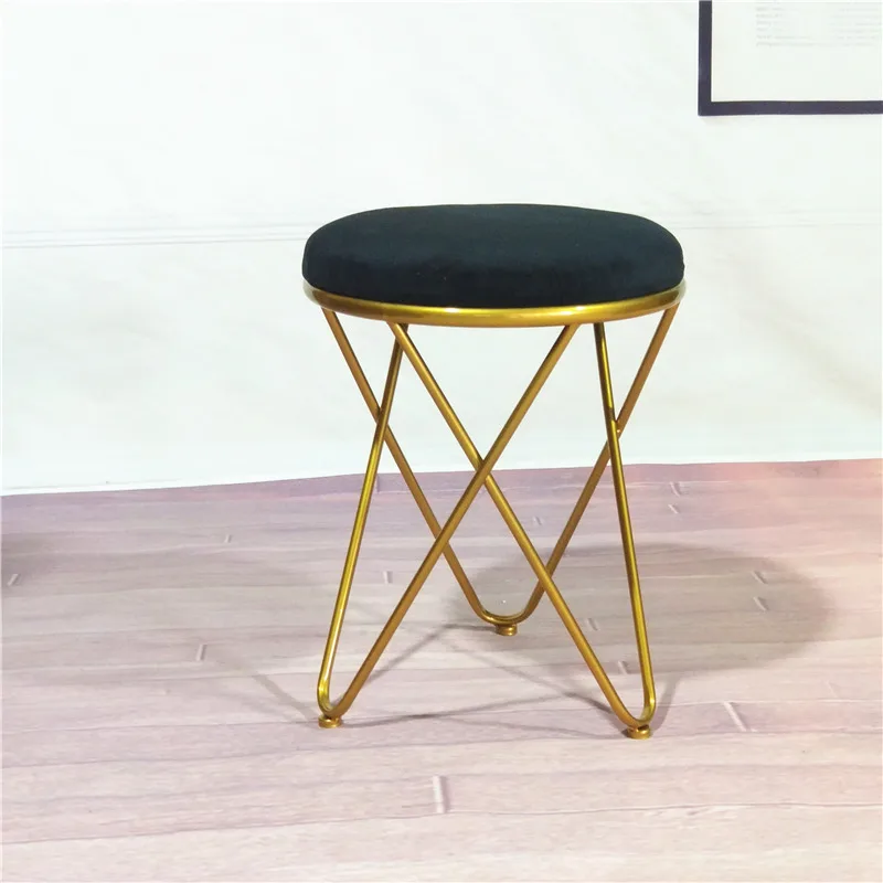 Современный минималистский ins стул для макияжа золотой туалетный креативный