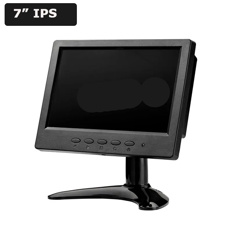 Широкий угол обзора 7 дюймов IPS ЖК монитор компьютера с HDMI AV VGA BNC USB Interafce и двумя