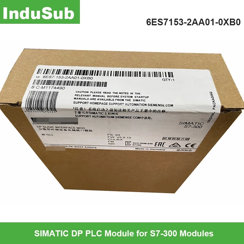 6ES7153 2AA01 0XB0 SIMATIC S7 300 SM 323SM Цифровые входные выходные модули 0XB0|Контроллер