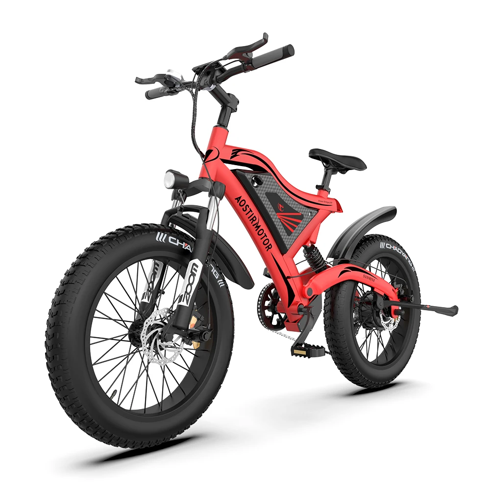 AOSTIRMOTOR S18 мини электрический велосипед 500 Вт горный Ebike 48В батарея 20 Дюймов 4 0