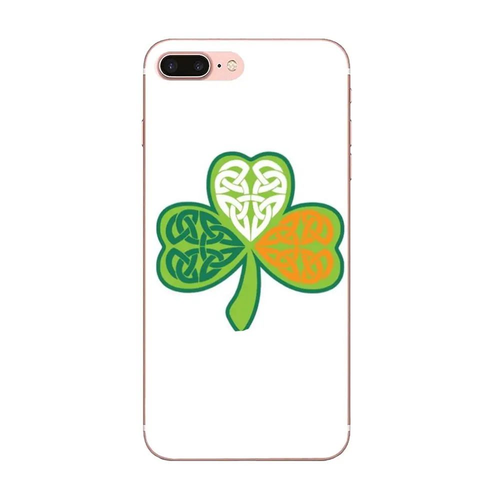 Lucky Irish флаг с клевером для Galaxy A3 A5 A7 A8 A9 A9S On5 On7 Plus Pro Star 2015 2016 2017 2018 милый блочный