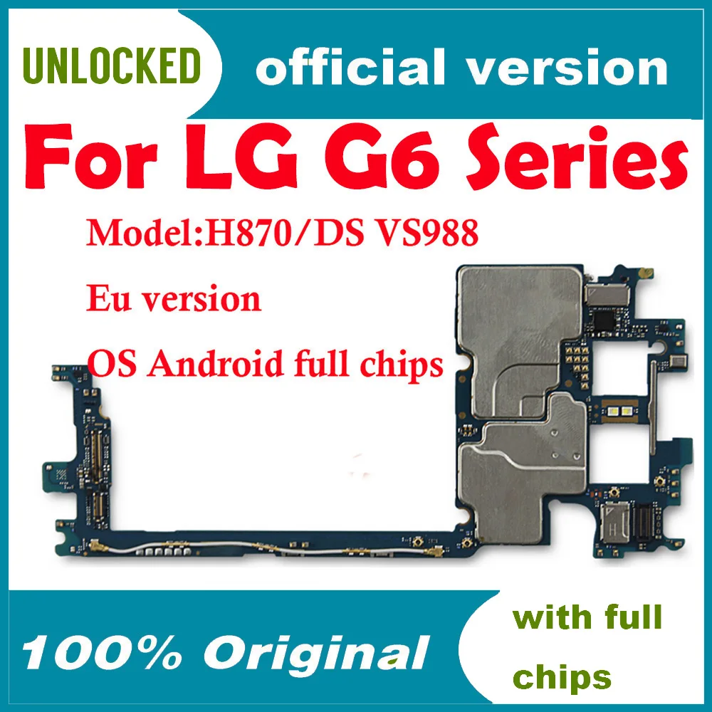 Европейская версия для LG G6 оригинальная разблокированная Рабочая плата H870 H870DS H871