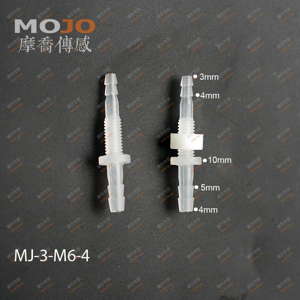 

2020 Free shipping!!MJ-3-M6-4 Straight type barbed water hose connectors M6 thread (10pcs/lots)