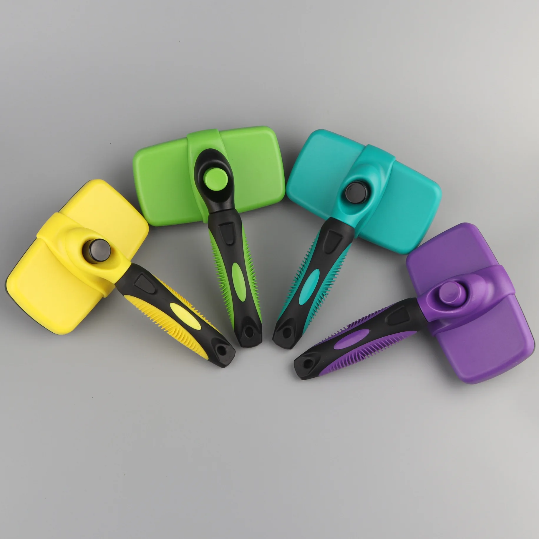 

Self-cleaning needle comb for cats dogs large retractable open knot comb pet comb fading beauty hair depilation to floating hair