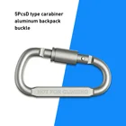 Дорожный набор из 5 карабинов шт.лот, оборудование для кемпинга, алюминиевый сплав, снаряжение для выживания, кемпинг, альпинизм, карабин