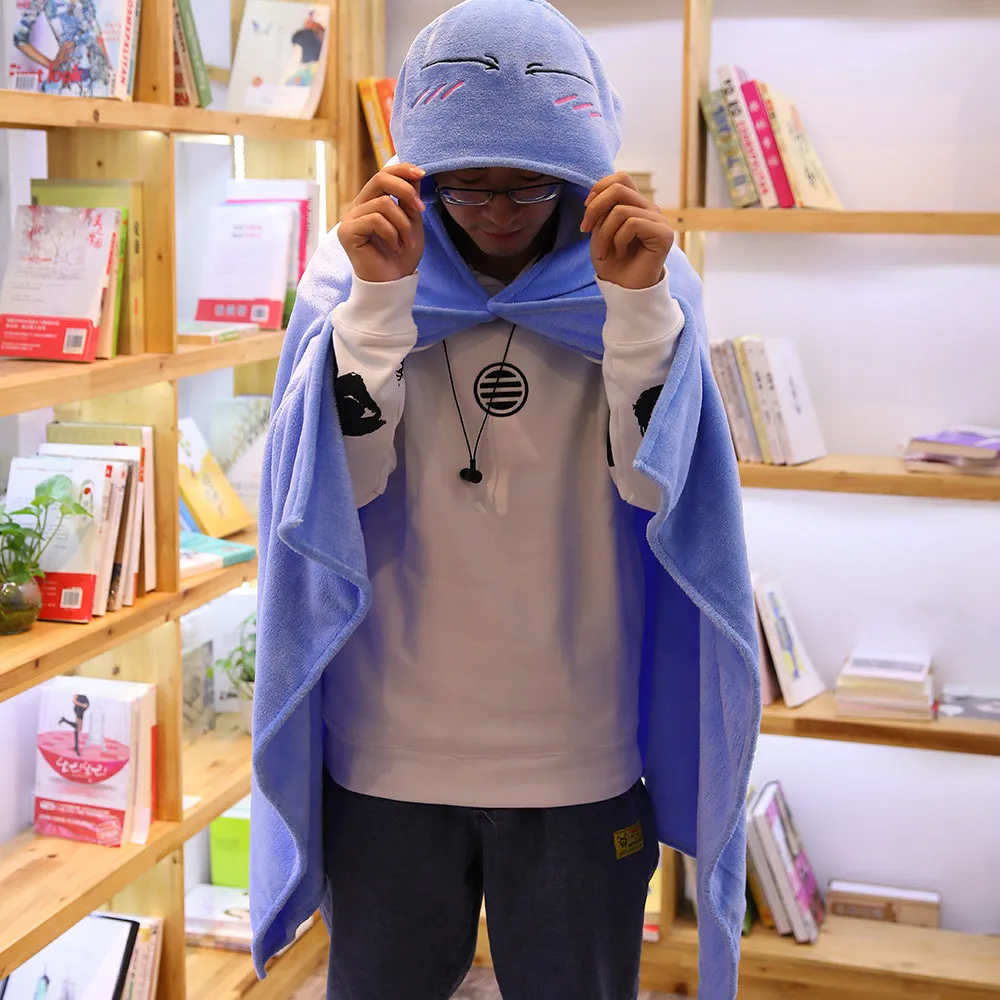 

Kawaii Slime Cloak 2021 New Shawl Cute Plue Plush Toy, Christmas And Halloween Gifts That Children And Adults Like