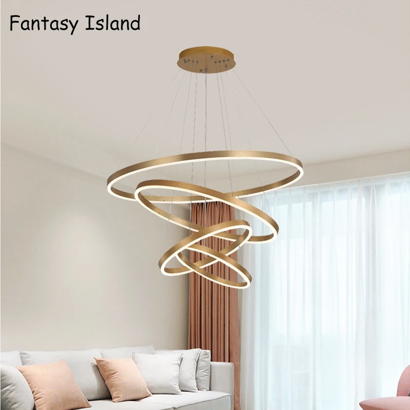 

Gold Coffee modern led chandelier decorative lamp Home decor For kitchen home decor loft style home decoration accessories