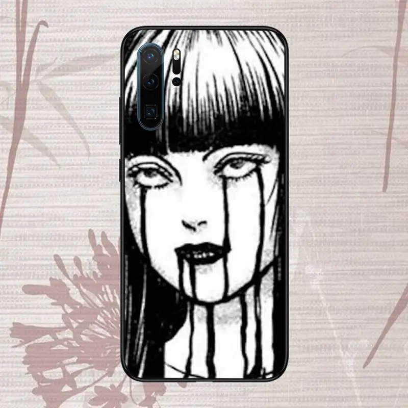 

Junji Ito Tees Horror Phone Case For Huawei P20 P30 P40 lite Pro P Smart 2019 Mate 10 20 Lite Pro Nova 5t