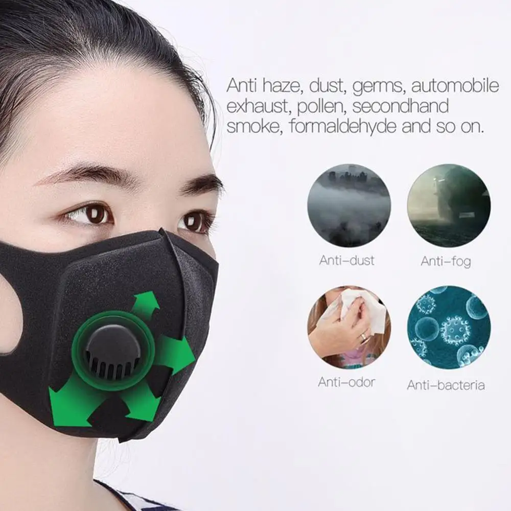 Мужская и женская противопылевая маска против РМ2 5 загрязнения лица рот