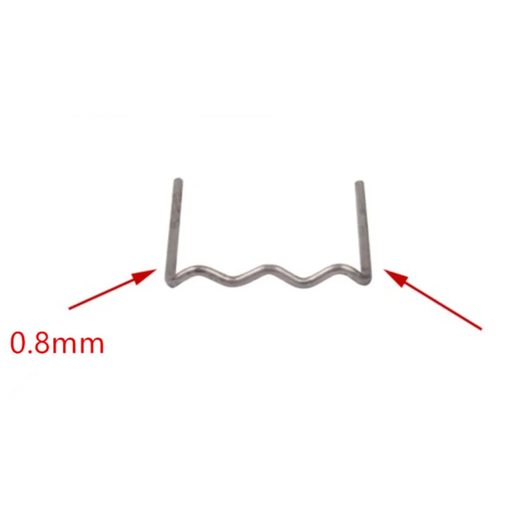 

Tools Flat 0.8mm Hot staples For Plastic Stainless Steel Standard Stapler