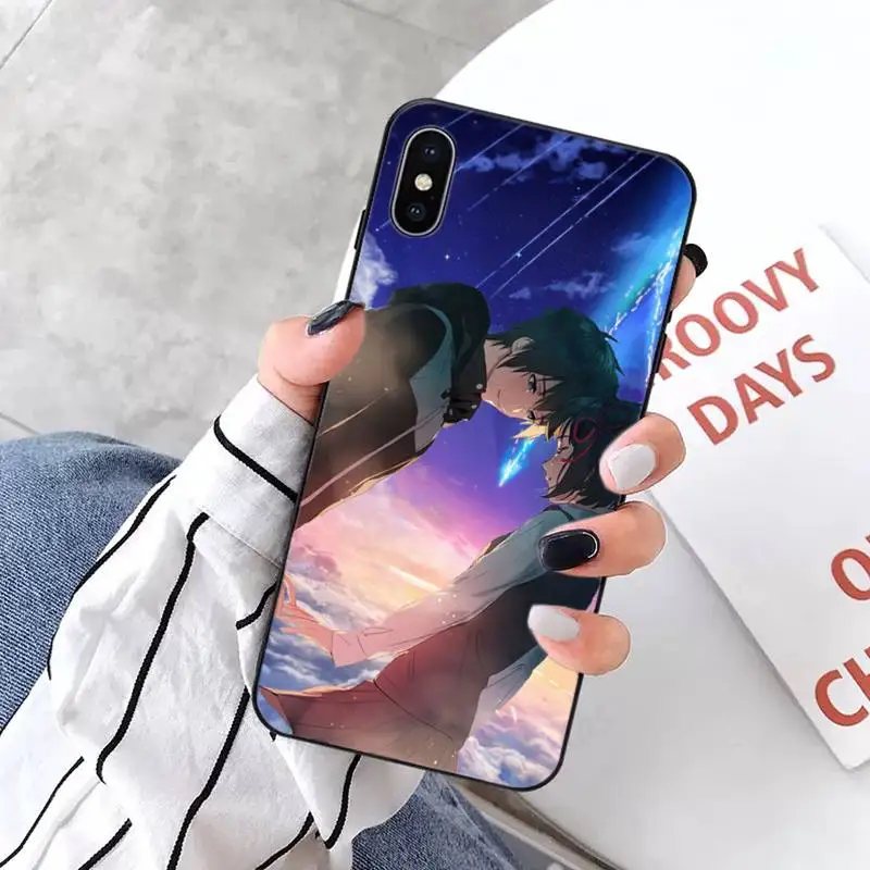 

Anime Your Name Kimi no Na wa Phone Case for iPhone 11 12 pro XS MAX 8 7 6 6S Plus X 5S SE 2020 XR mini