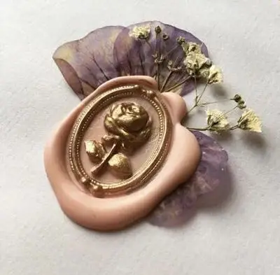 

3D Роза изготовленный на заказ (больше моделей в Детальное описание продукта) герметизирующий материал штамп конверт штамп подарок Свадебна...