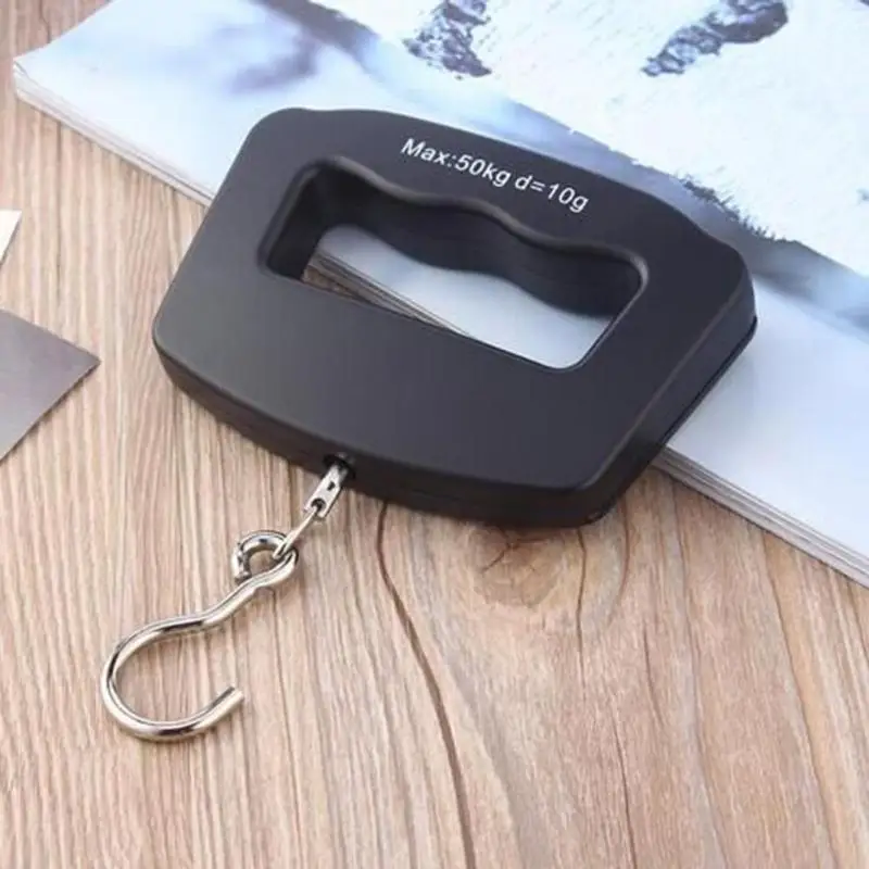 Портативные карманные весы 50 кг/10 г ЖК цифровые электронные ручные крюк ремень