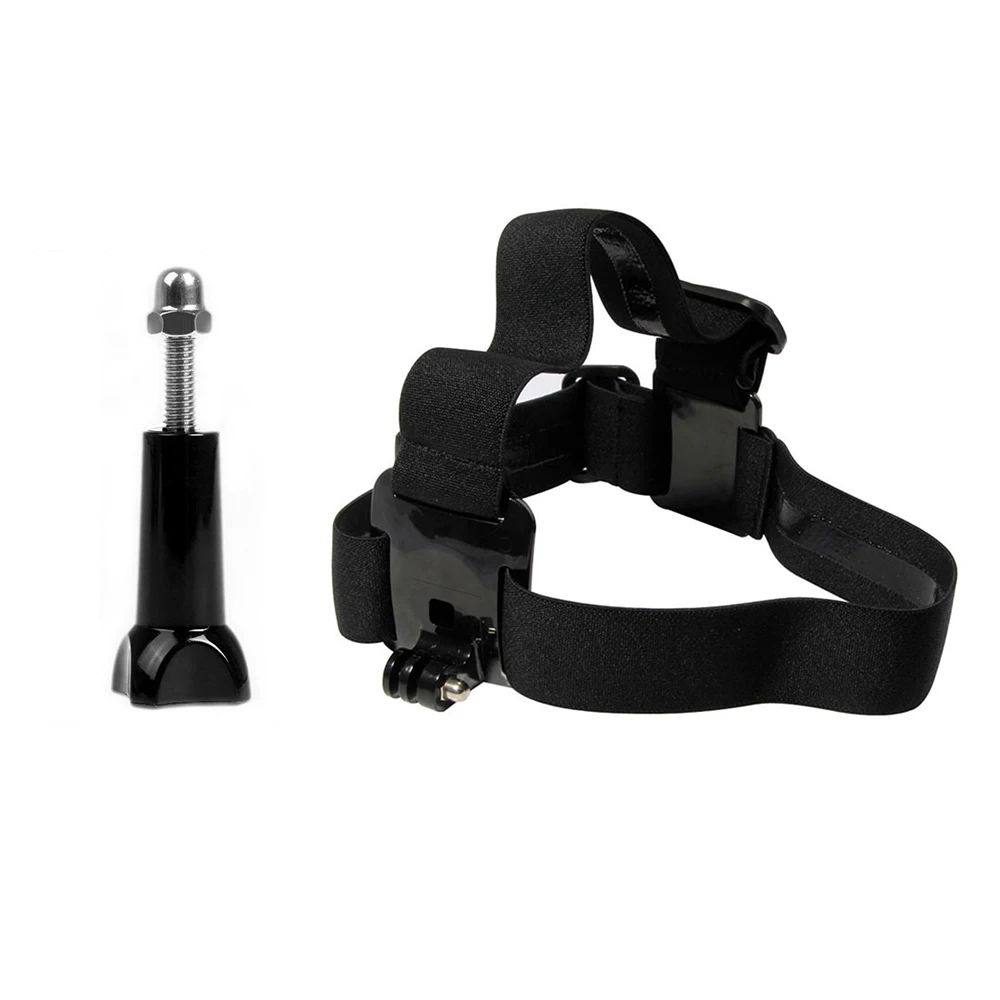 Adjustable Head Strap Band for Gopro Hero 6 5 4 3 Mount Belt Headband with Chin For DJI Osmo Action Camera Accessories | Электроника