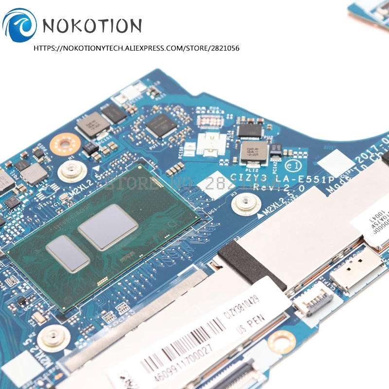 NOKOTION CIZY3 LA E551P прозрачная защита для экрана Lenovo Yoga 720 13ibk Материнская плата