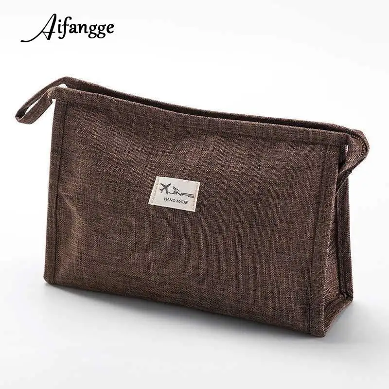 Холщовый клатч AIFENGGE в стиле унисекс кошелек для женских монет денег косметики