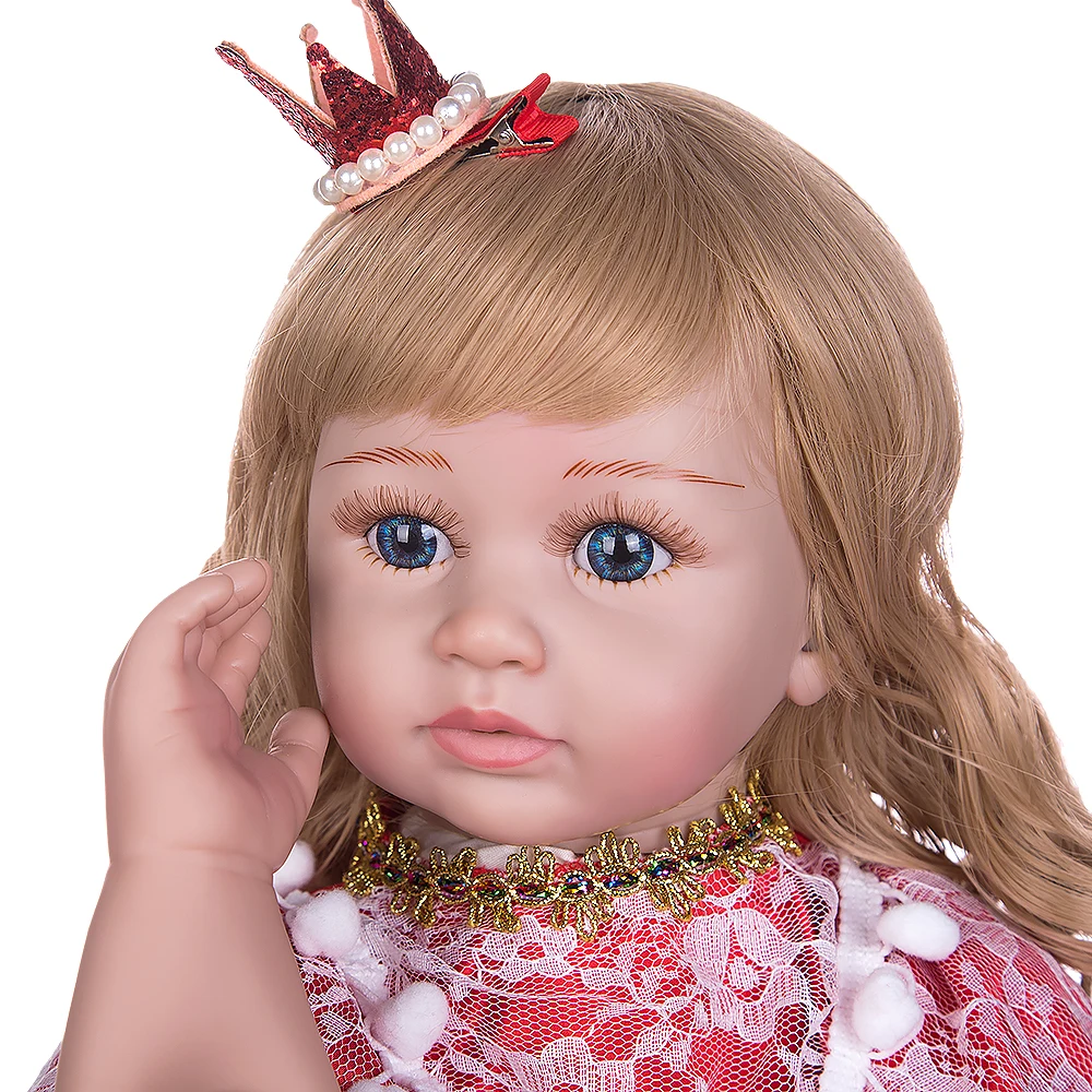 Кукла новорожденная силиконовая 24 дюйма 60 см |