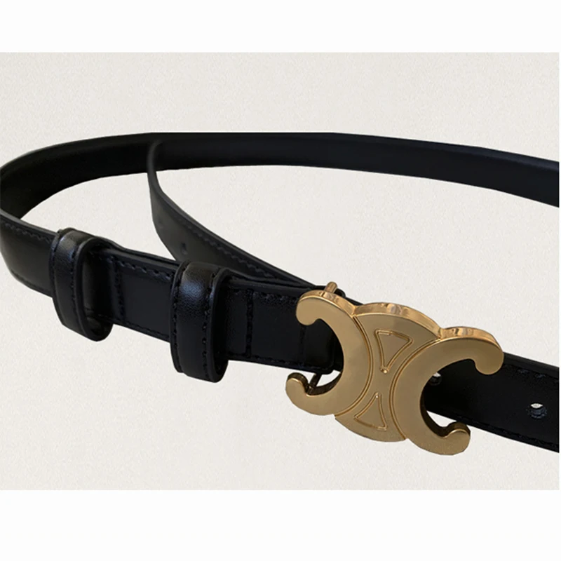 

Leather suit with coat Door lock Metal belt Single circle belt woman