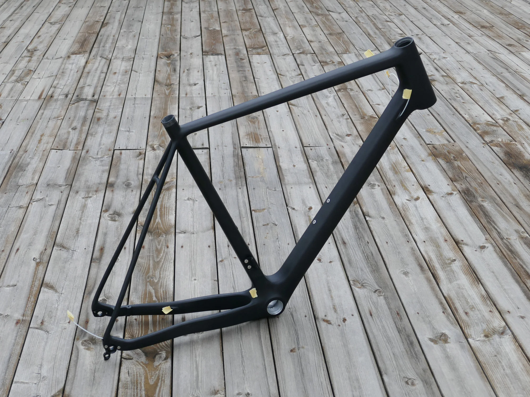 Полностью карбоновый Toray UD матовый велосипедный дисковый тормоз Cyclocross BSA BB30 рама