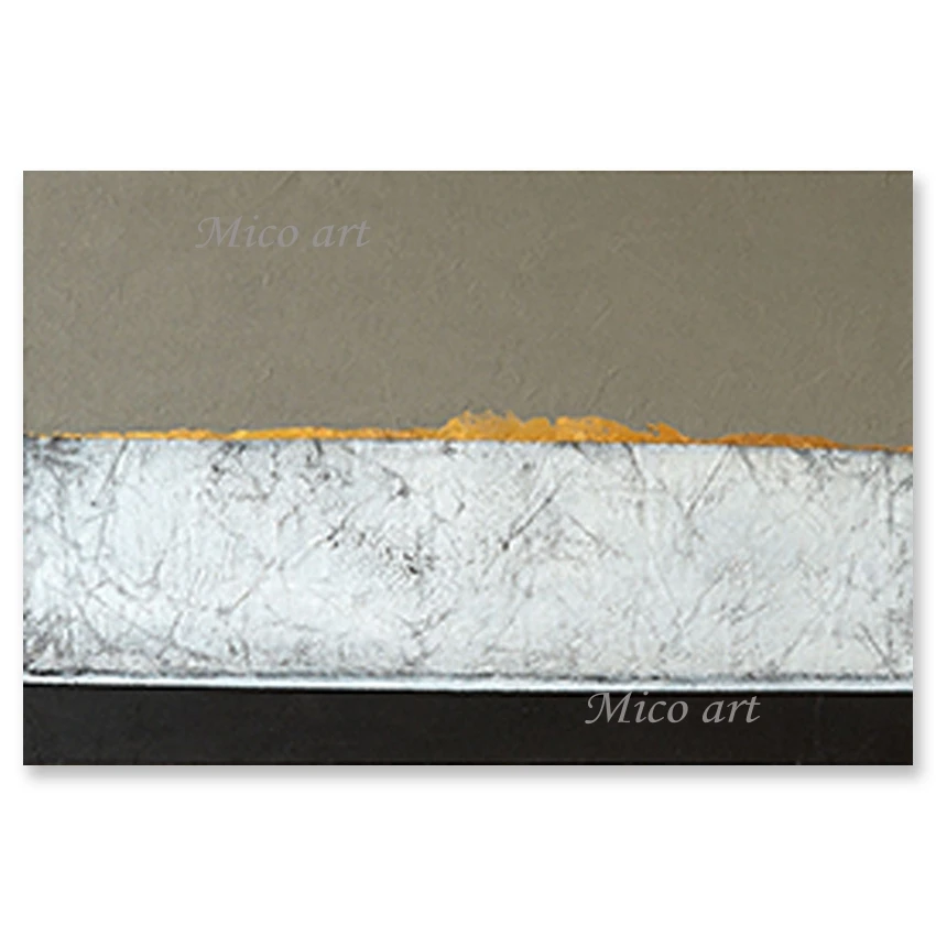 

New Simple Abstract Black And White Wall Decor Oil Painting Real Hand Painted Abstract Canvas Wall Paintings Art For Modern Home