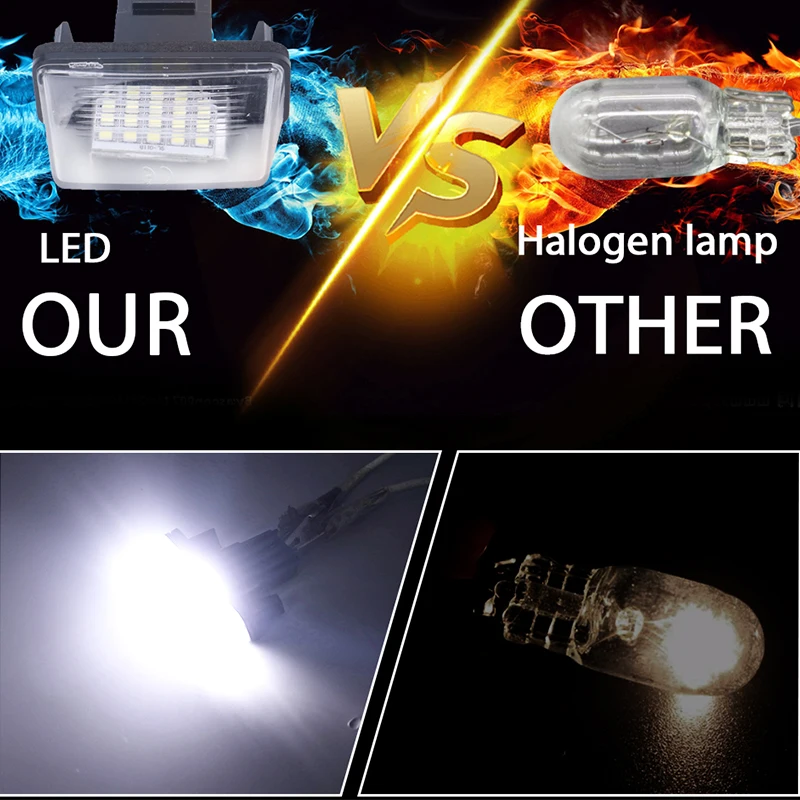 Автозапчасти автомобильный светодиодный фонарь номерного знака для Peugeot Citroen Tepee