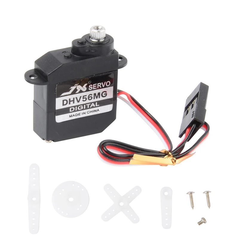 JX Servo PDI DHV56MG 5 6g металлический Шестерни цифровой тигельные Servo1.2KG для RC Робокар
