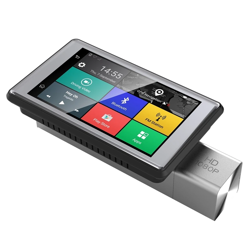 Автомобильный видеорегистратор T4 4 0 с экраном Android 5 1080P ночным видением gps