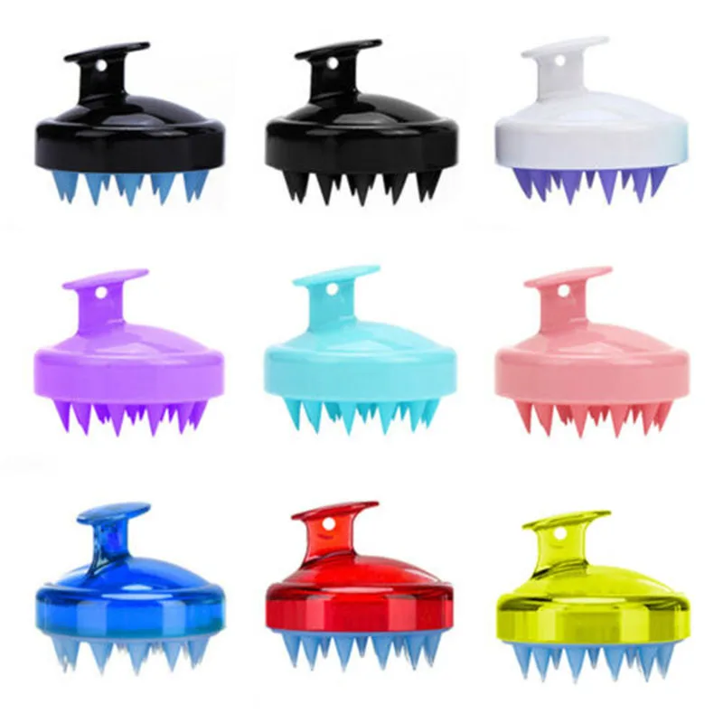 

Silicone Hair Scalp Massager Spa Washing Comb Head Massage Hair Clean Brush Styling Tool Portable Scalp massage comb Health Car