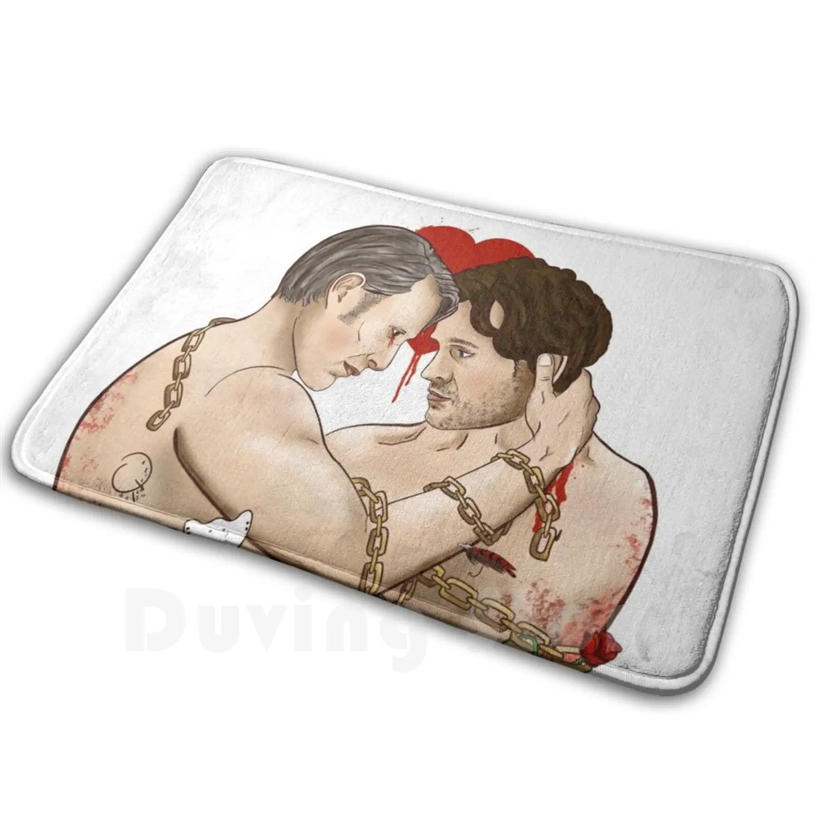 We Are Conjoined Mat Rug Carpet Anti-Slip Floor Mats Bedroom Hannibal Hannigram Lecter Murder Husbands Mads Mikkelsen Hugh Dancy | Дом и сад